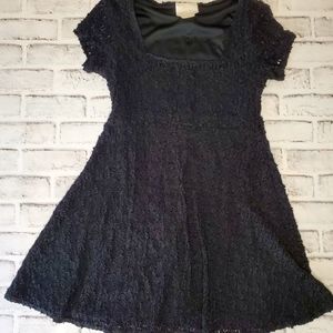 Maurices black lace dress